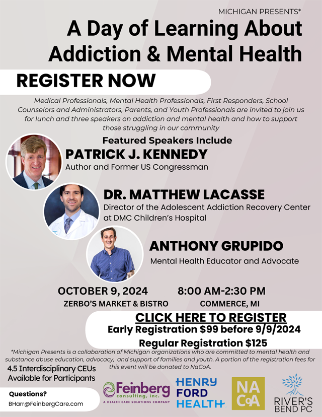 October 9, 2024 – A Day of Learning About Addiction & Mental Health